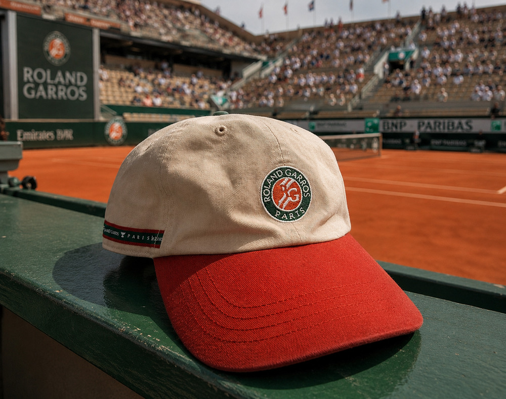 Roland Garros Paris French Open Tennis Strapback Dad Hat Nadal Federer Cotton